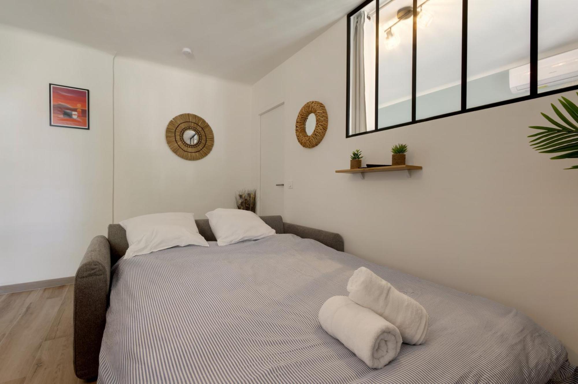 016- T2 Tropisme, Appart 1 Chambre,Clim,Wifi,Parking Монпелье Экстерьер фото