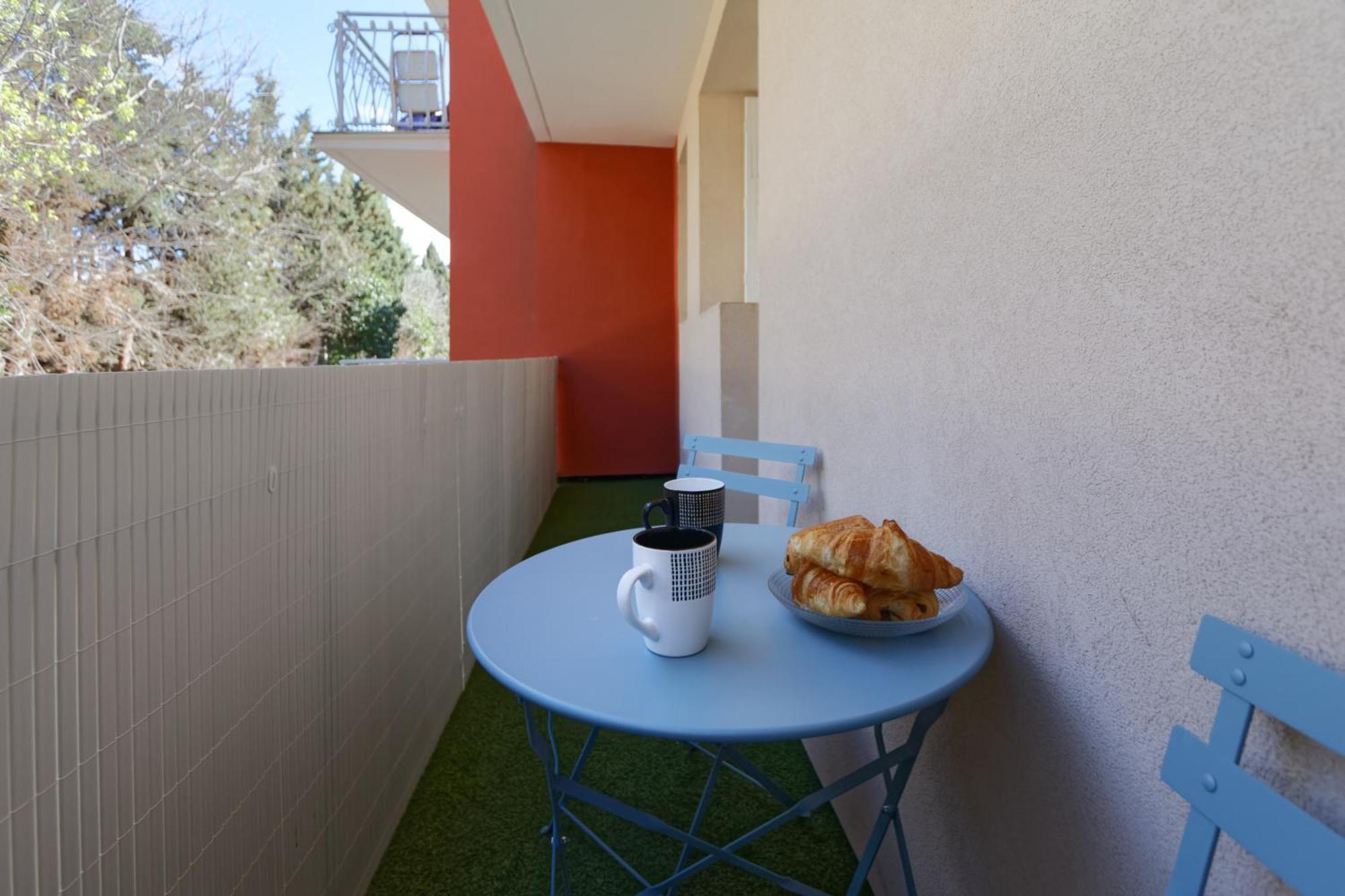 016- T2 Tropisme, Appart 1 Chambre,Clim,Wifi,Parking Монпелье Экстерьер фото