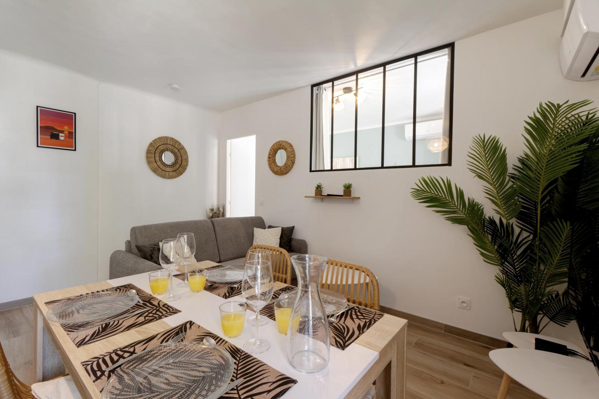 016- T2 Tropisme, Appart 1 Chambre,Clim,Wifi,Parking Монпелье Экстерьер фото