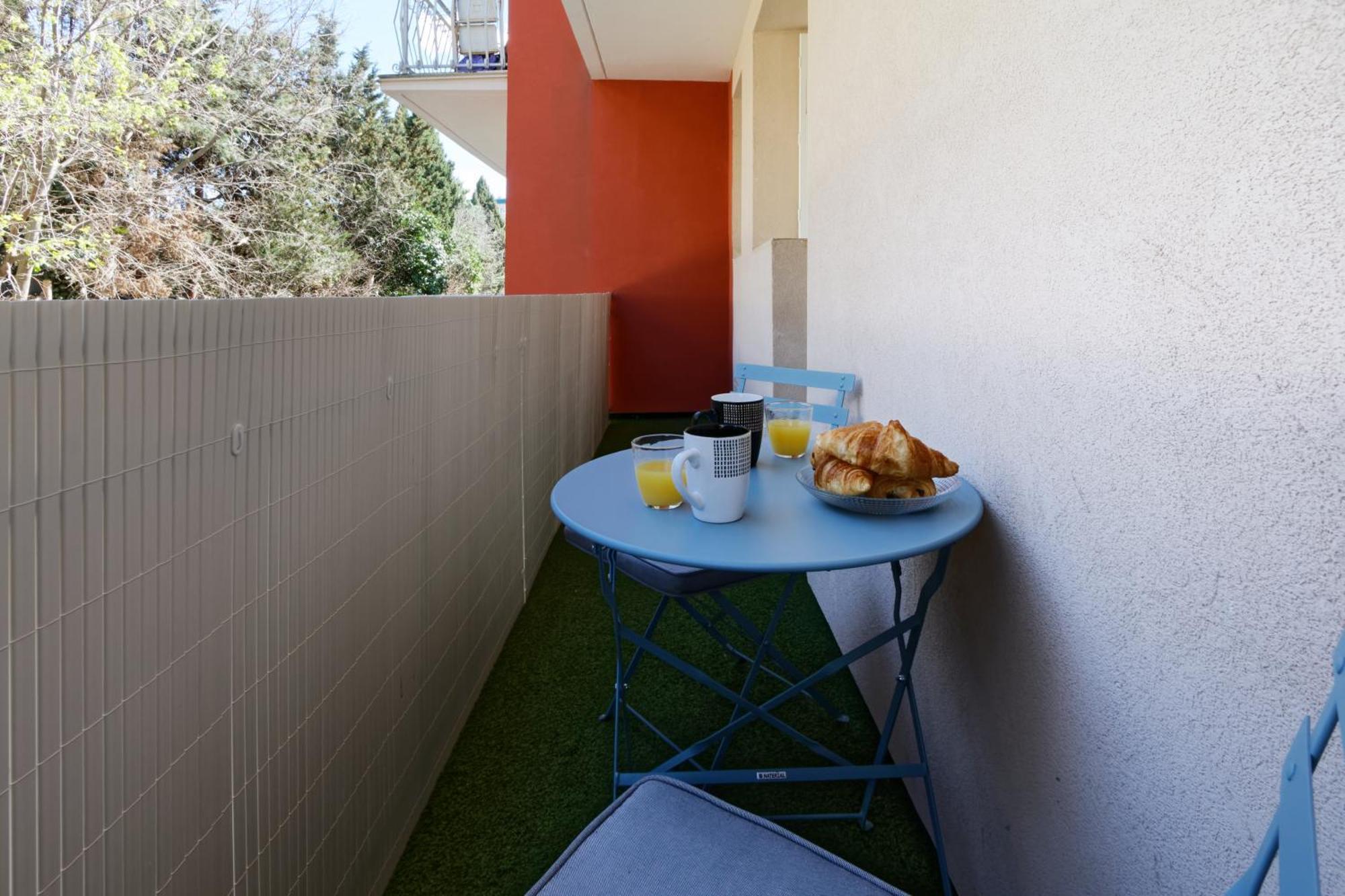 016- T2 Tropisme, Appart 1 Chambre,Clim,Wifi,Parking Монпелье Экстерьер фото